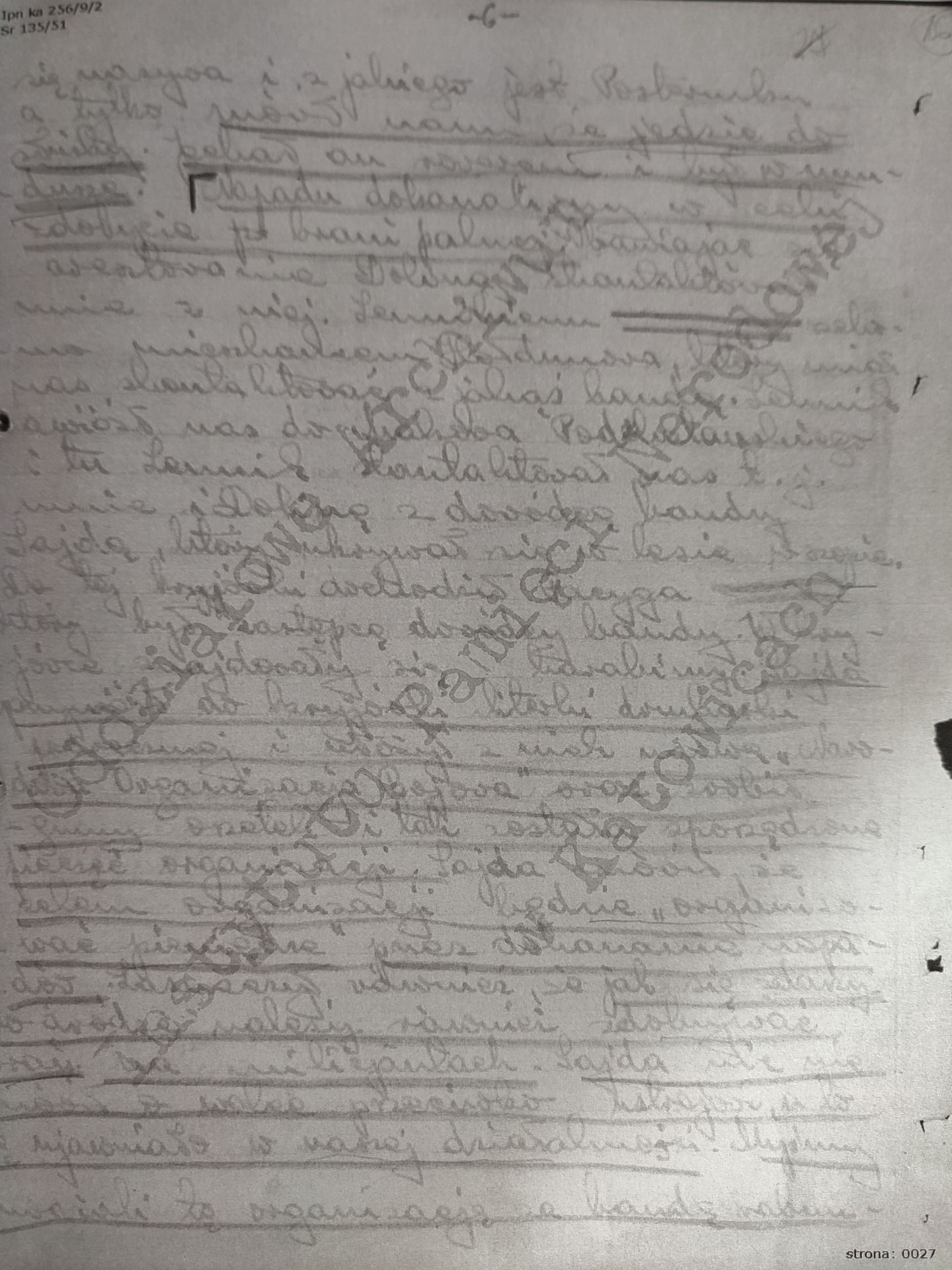 Na obrazie widnieje Pieczątka Narodowej Organizacji Bojowej